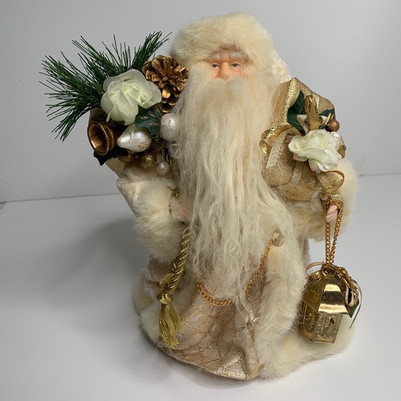 Other - White Christmas Santa Tree Top